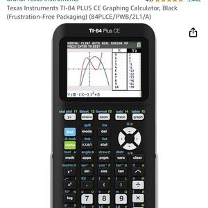 Barely used TI 83 plus CE!